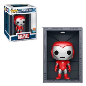 Figurine Funko Pop Deluxe / Hall of Armor Iron Man Model 8 Silver Centurion N°1038 / Marvel / PX Exclusive Previews