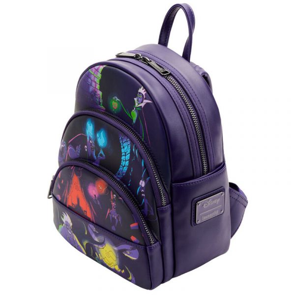 Sac-a-dos-Loungefly-Villains-Glow-in-the-Dark-3 Sac à Dos Loungefly / Villains / Triple Fermeture / Glow In The Dark / Disney