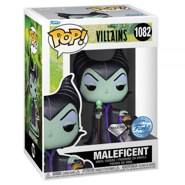 Pack Funko Pop + T-Shirt / Maleficent "Maléfique" / Villains / Disney / Diamond Funko Spécial édition