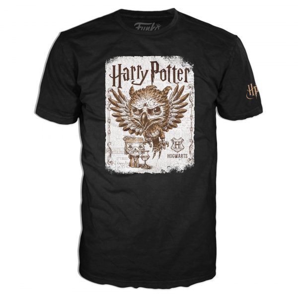 Pack Funko Pop + T-Shirt / Fawkes / Patronus Dumbledore / Harry Potter / Etiquette Glows in the dark