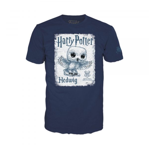 hr_fk63607_d Pack Funko Pop + T-Shirt / Hedwig / Harry Potter / ! Etiquette Only In Pop & Tee !
