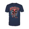 Pack Funko Pop + T-Shirt / Deadpool / Marvel / Etiquette Only In Pop & Tee