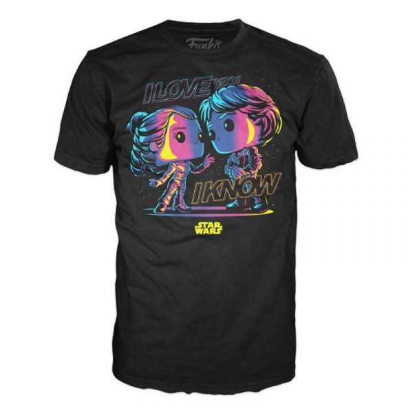 T-Shirt Funko / Han Solo Loves Leia / Star Wars / S