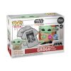 Pack Funko Pop + T-Shirt / Grogu Cookie / Star Wars / Etiquette Spécial Funko Flocked Only In Pop & Tee