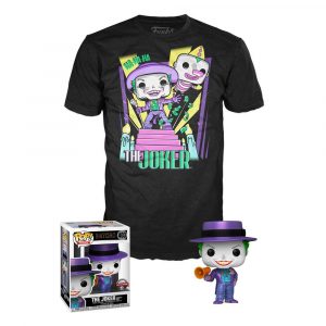 Pack Funko Pop + T-Shirt / The Joker With Speaker / Batman / Dc Comics / Etiquette Exclusive