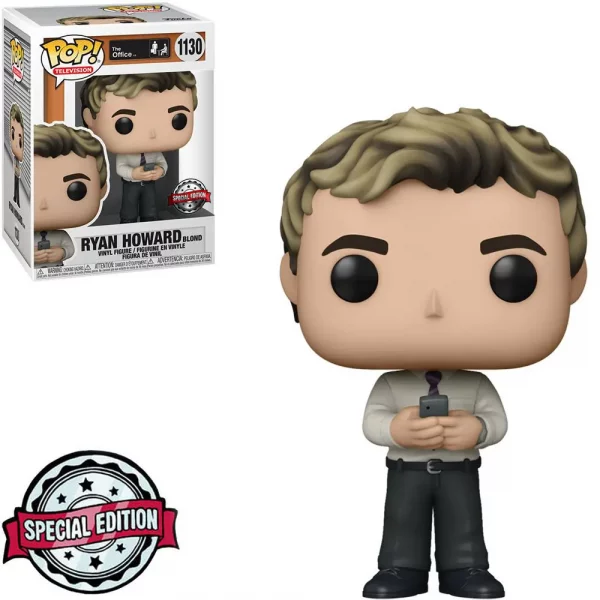 Figurine Funko Pop / Ryan Howard Blond N°1130 / The Office Us / Spécial édition Figurine Funko Pop / Ryan Howard Blond N°1130 / The Office Us / Spécial édition