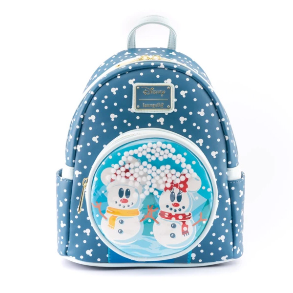 Sac à Dos Loungefly / Snowman Minnie Mickey Snow Globe / Disney