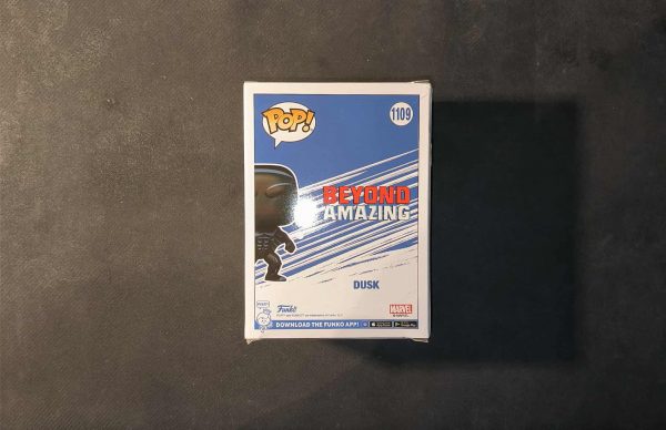 Figurine Funko Pop / Dusk N°1109 / Marvel / Funko Spécial édition Beyond Amazing Collection / Boîte Abimée