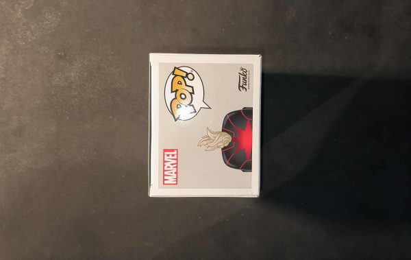 Figurine Funko Pop / Dark Captain Marvel N°657 / Marvel / 2020 Summer Convention Limited Edition Exclusive / Boîte Abimée