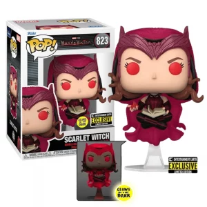 Figurine Funko Pop / Scarlet Witch N°823 / WandaVision / Marvel / Glows In The Dark Entertainment Earth Exclusive Limited Edition