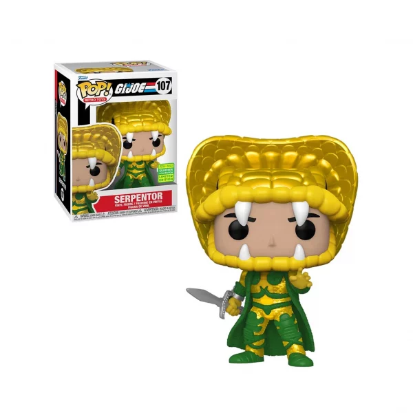 Figurine Funko Pop / Serpentor N°107 / G.I. Joe / 2022 Summer Convention Limited Edition