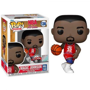 Figurine Funko Pop / Magic Johnson N°136 / NBA All Stars / Basketball / Spécial édition NBA