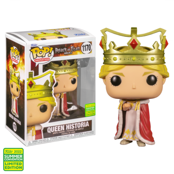 Figurine Funko Pop / Queen Historia N°1170 / Attaque Des Titans / 2022 Summer Convention Limited Edition Figurine Funko Pop / Queen Historia N°1170 / Attaque Des Titans / 2022 Summer Convention Limited Edition