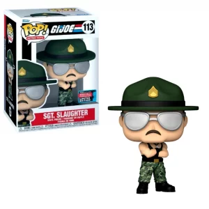 Figurine Funko Pop / SGT. Slaughter N°113 / G.I. Joe / 2022 Fall Convention Limited Edition