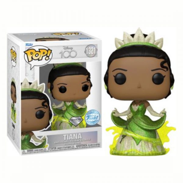 Figurine Funko Pop / Tiana N°1321 / La Princesse Et La Grenouille / Disney 100Th / Diamond Collection Funko Spécial édition Figurine Funko Pop / Tiana N°1321 / La Princesse Et La Grenouille / Disney 100Th / Diamond Collection Funko Spécial édition