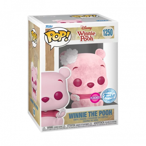 Figurine Funko Pop / Winnie The Pooh N°1250 / Disney / Flocked Funko Spécial édition