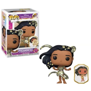 Figurine Funko Pop / Pocahontas N°1077 / Princess / Disney / Funko Exclusive Doré