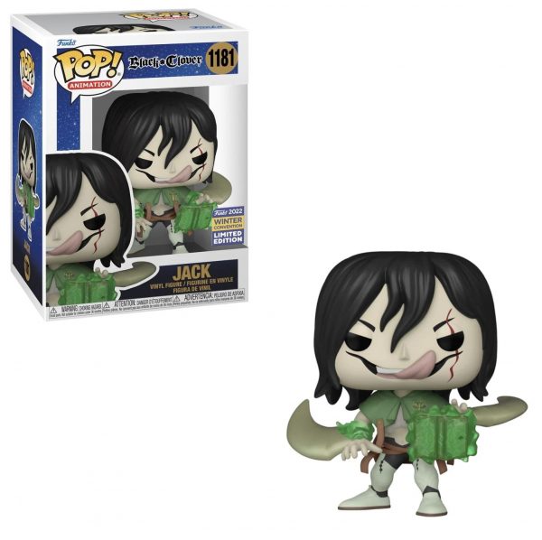 Figurine Funko Pop / Jack N°1181 / Black Clover / 2022 Winter Convention Limited Edition Figurine Funko Pop / Jack N°1181 / Black Clover / 2022 Winter Convention Limited Edition