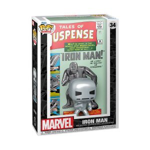 Figurine Funko Pop Comic Cover / Iron Man N°34 / Marvel
