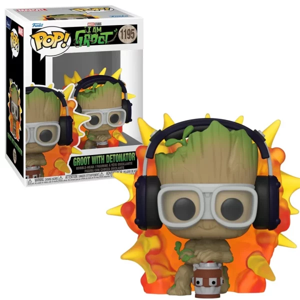 Figurine Funko Pop / Groot With Detonator N°1195 / Je S'appelle Groot / Marvel / Précommande