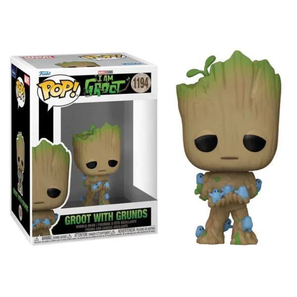 Figurine Funko Pop / Groot With Grunds N°1194 / Je S'appelle Groot / Marvel / Précommande