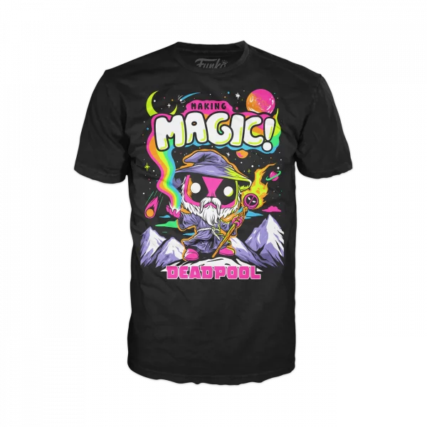 T-Shirt Funko / Wizard Deadpool / Marvel / M
