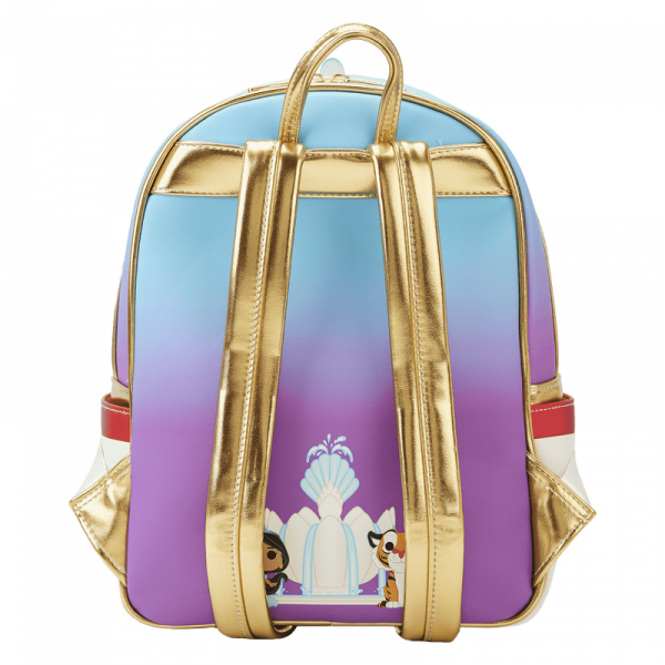 WDBK2799-OPBYLFDISNEY30THANNIVERSARYALADDINPALACEOPANDMINIBACKPACK0822BACK Sac à Dos Loungefly / Jasmine Palace / Aladdin / Disney