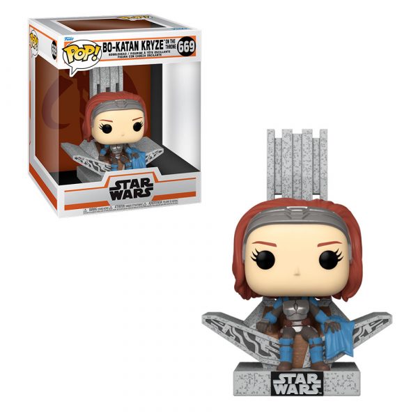 Figurine Funko Pop Deluxe / Bo-Katan Kryze On The Throne N°669 / Star Wars