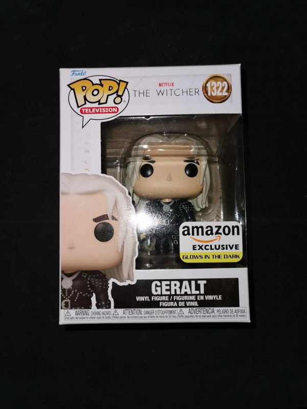 Figurine Funko Pop / Geralt N°1322 / The Witcher / Glows In The Dark Amazon Exclusive