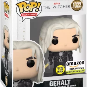 Figurine Funko Pop / Geralt N°1322 / The Witcher / Glows In The Dark Amazon Exclusive