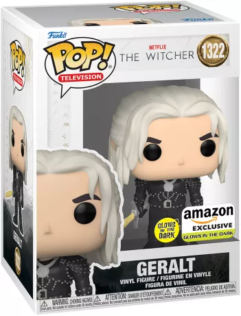 Figurine Funko Pop / Geralt N°1322 / The Witcher / Glows In The Dark Amazon Exclusive