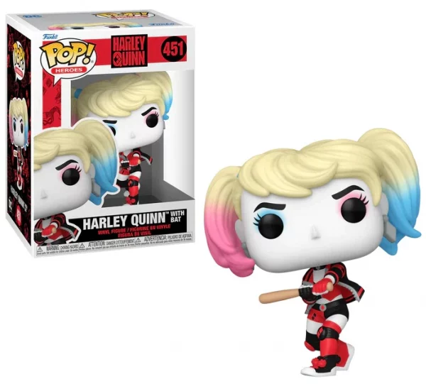 Figurine Funko Pop / Harley Quinn With Bat N°451 / Dc Comics