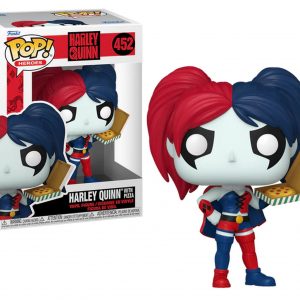 Figurine Funko Pop / Harley Quinn With Pizza N°452 / Dc Comics