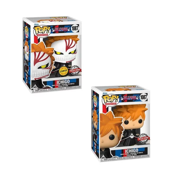 Lot 2 Figurines Funko Pop / Ichigo N°1087 / Bleach / Funko Spécial édition (1 Chase + 1Normal) Lot 2 Figurines Funko Pop / Ichigo N°1087 / Bleach / Funko Spécial édition (1 Chase + 1Normal)