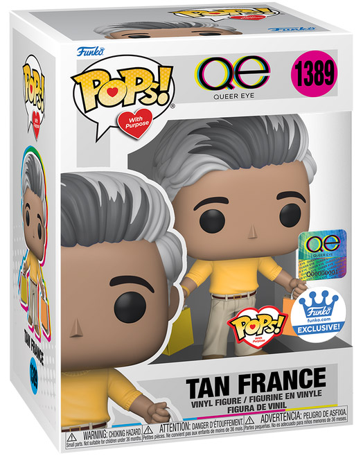 Figurine Funko Pop / Tan France N°1389 / Queer Eye / Funko Exclusive Figurine Funko Pop / Tan France N°1389 / Queer Eye / Funko Exclusive