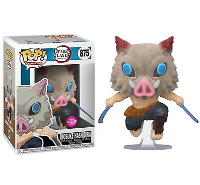 Figurine Funko Pop / Inosuke Hashibira N°875 / Demon Slayer / Flocked Funko Spécial édition