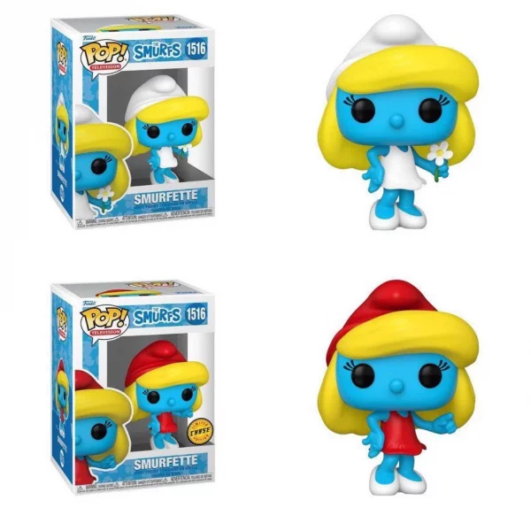 Lot 2 Figurines Funko Pop / Schtroumpfette N°1516 / Les Schtroumpfs / (1 Chase + 1 Normal) Lot 2 Figurines Funko Pop / Schtroumpfette N°1516 / Les Schtroumpfs / (1 Chase + 1 Normal)