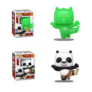 Lot 2 Figurines Funko Pop / Po N°1567 / Kung Fu Panda / Funko Specialty Series Exclusive (1 Chase + 1 Normal)