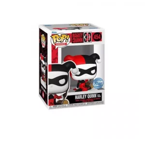 Figurine Funko Pop / Harley Quinn With Cards N°454 / Dc Comics / Funko Spécial édition