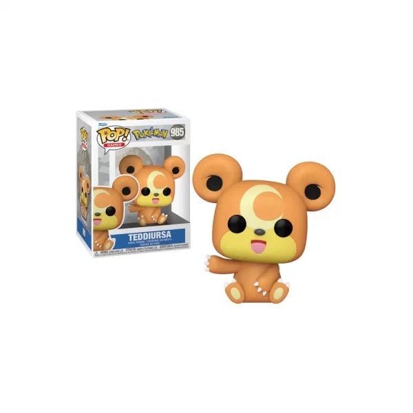 Figurine Funko Pop / Teddiursa N°985 / Pokémon Figurine Funko Pop / Teddiursa N°985 / Pokémon