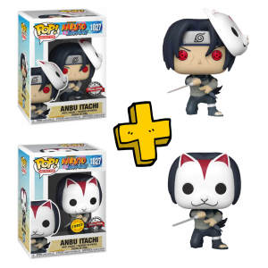 Lot 2 Figurines Funko Pop / Anbu Itachi N°1027 / Naruto Shippuden / ( 1 Chase + 1 Normal )