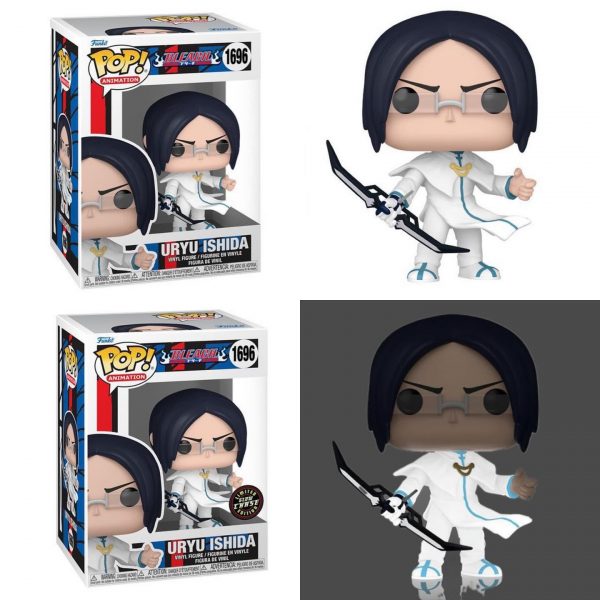 Lot 2 Figurines Funko Pop / Uryu Ishida N°1696 / Bleach ( 1 Glow Chase + 1 Normal )