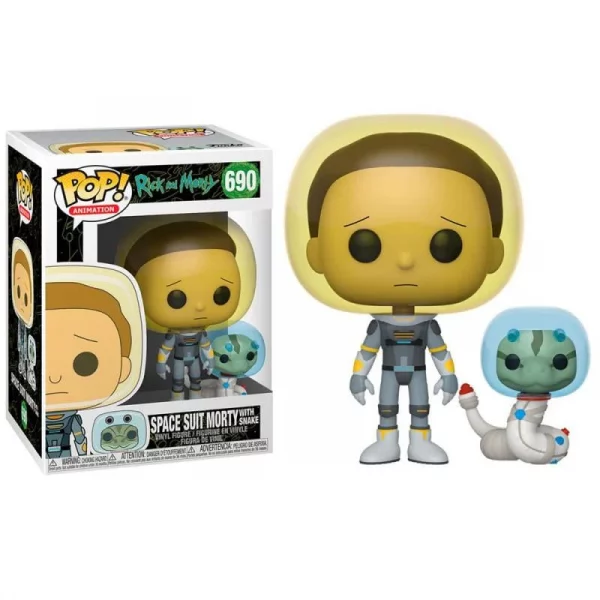 Figurine Funko Pop / Space Suit Morty Snake N°690 / Rick & Morty