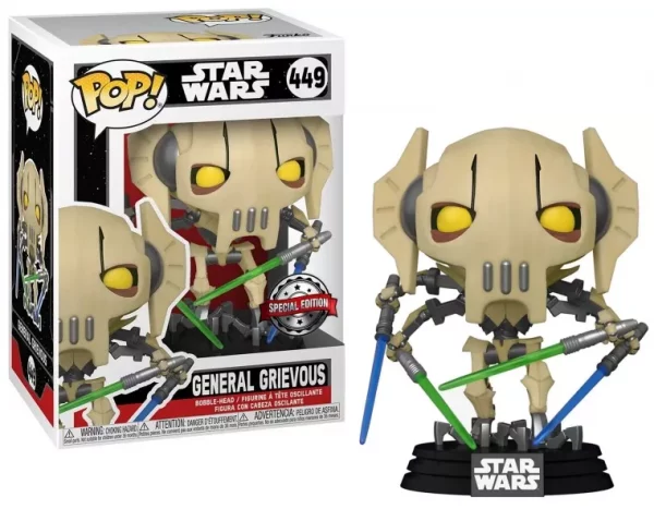 Figurine Funko Pop / General Grievous N°449 / Star Wars / Funko Spécial édition