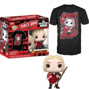 Pack Funko Pop + T-Shirt / Harley Quinn N°1111 / The Suicide Squad / Dc Comics / Diamond Collection