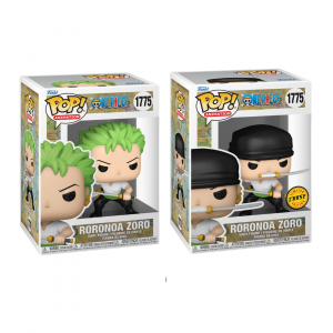 Lot 2 Figurines Funko Pop / Roronoa Zoro N°1775 / One Piece ( 1 Chase + 1 Normal )
