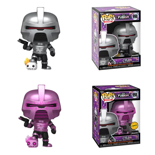 Lot 2 Figurines Funko Pop / Cylon N°998 / Battlestar Galactica / Fusion ( 1 Chase + 1 Normal )