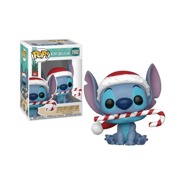 Figurine Funko Pop / Stitch With Candy Cane N°1502 / Lilo & Stitch / Disney
