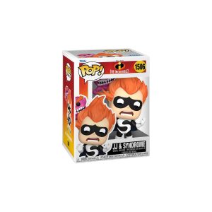 Figurine Funko Pop / JackJack & Syndrome N°1506 / Les Indestructibles / Disney