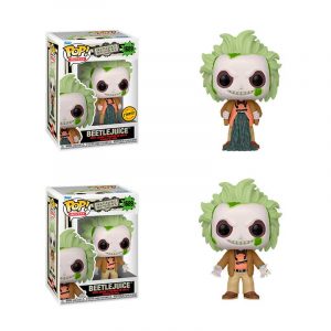 Lot 2 Figurines Funko Pop / Beetlejuice N°1689 / Beetlejuice ( 1 Chase + 1 Normal )